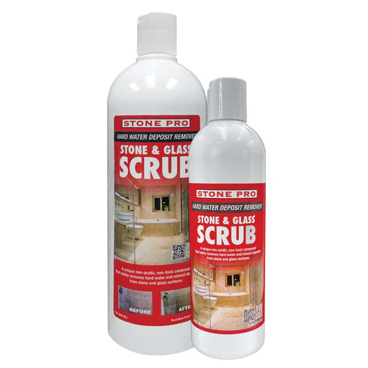 Stone and Glass Scrub - Hard Water Deposit Remover